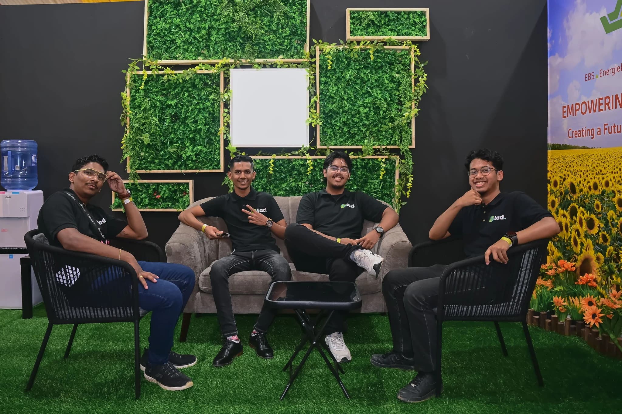 TAD team collaborating at an event